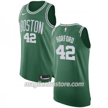 Maglia NBA Boston Celtics Al Horford 42 Nike 2017-18 Verde Swingman - Uomo